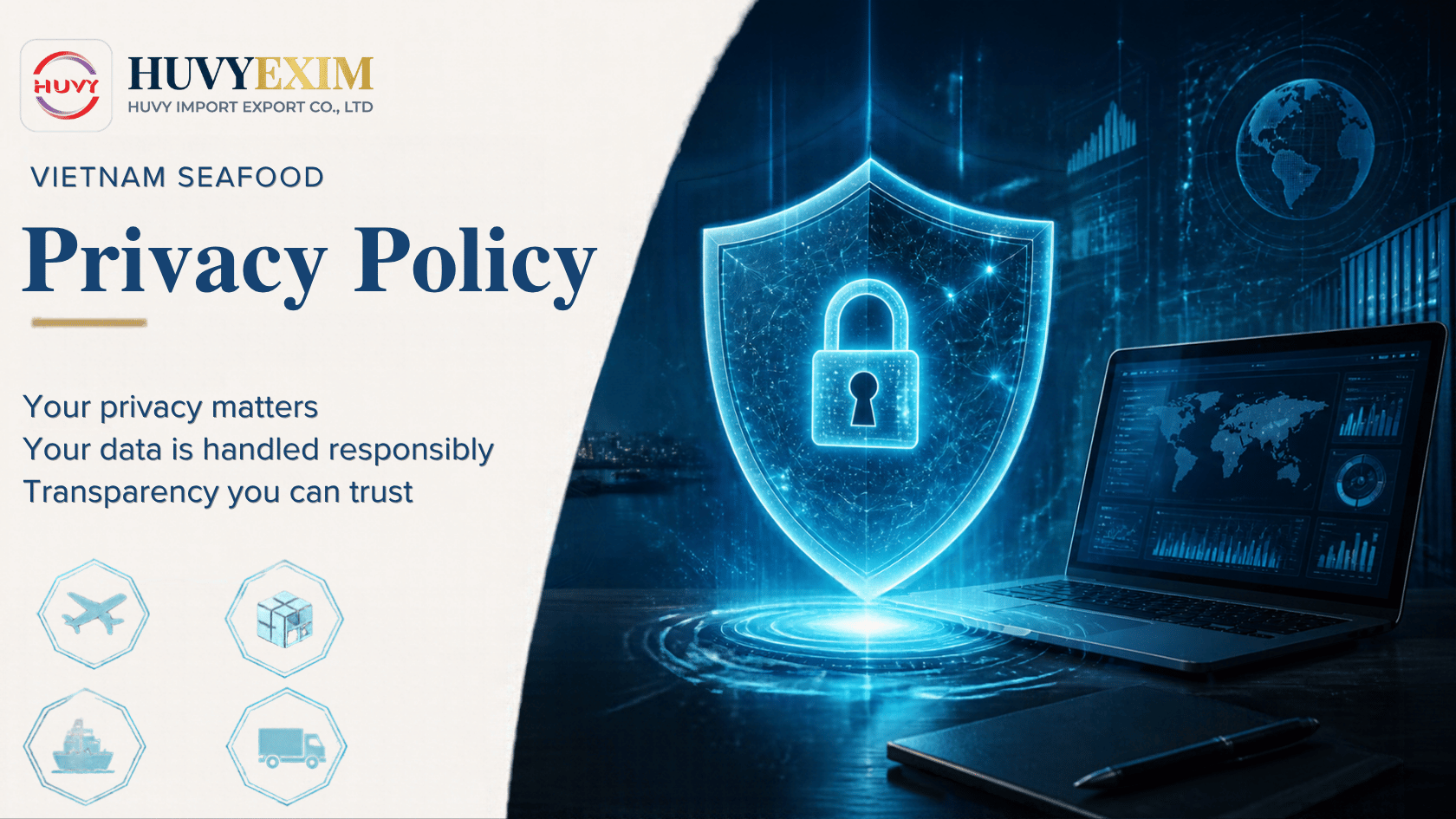 Privacy Policy & B2B Data Protection | HUVY EXIM 1 Privacy Policy & B2B Data Protection | HUVY EXIM